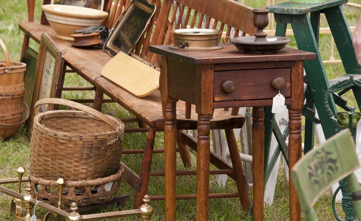 furniture at an estate sale