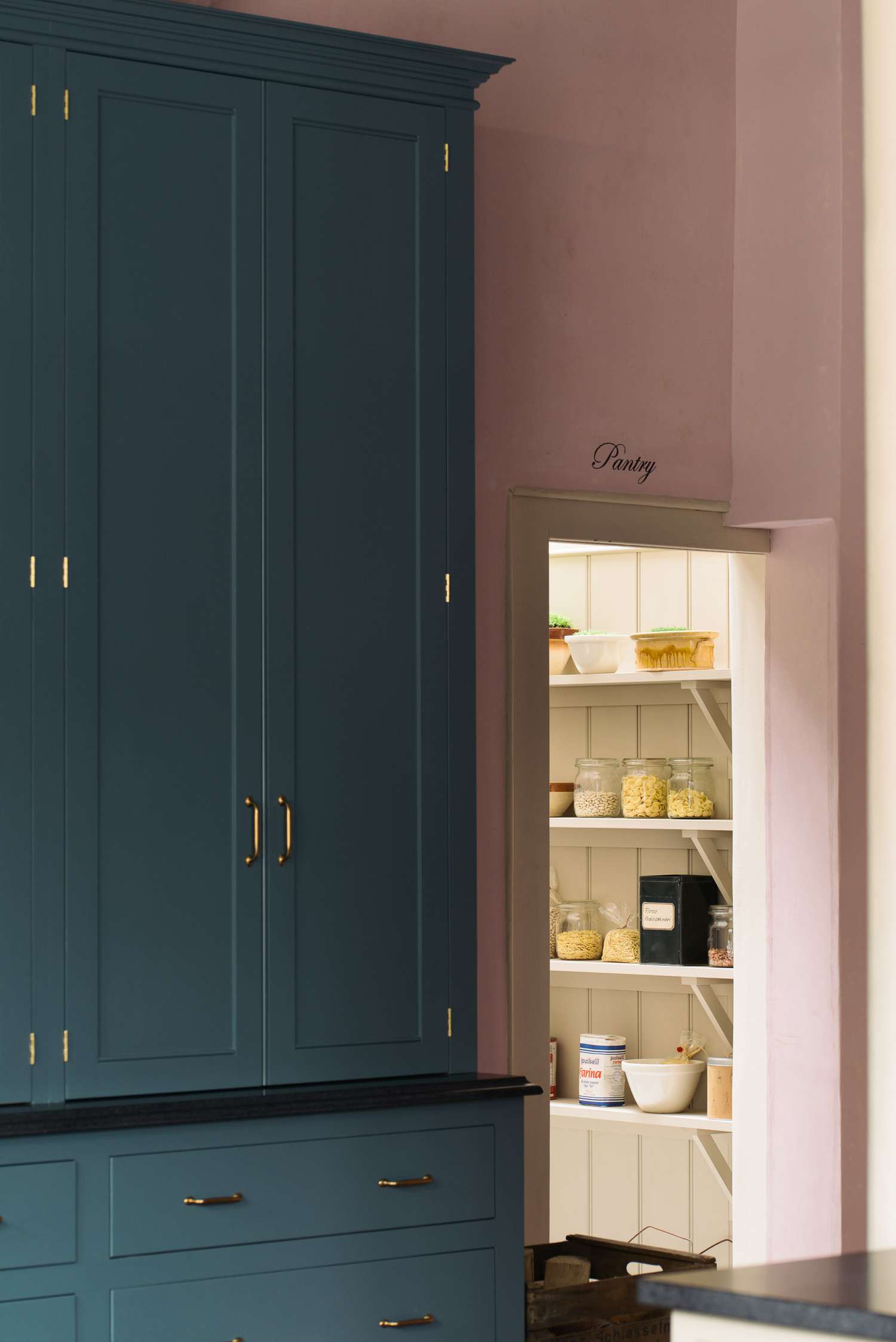 pantry sign above door
