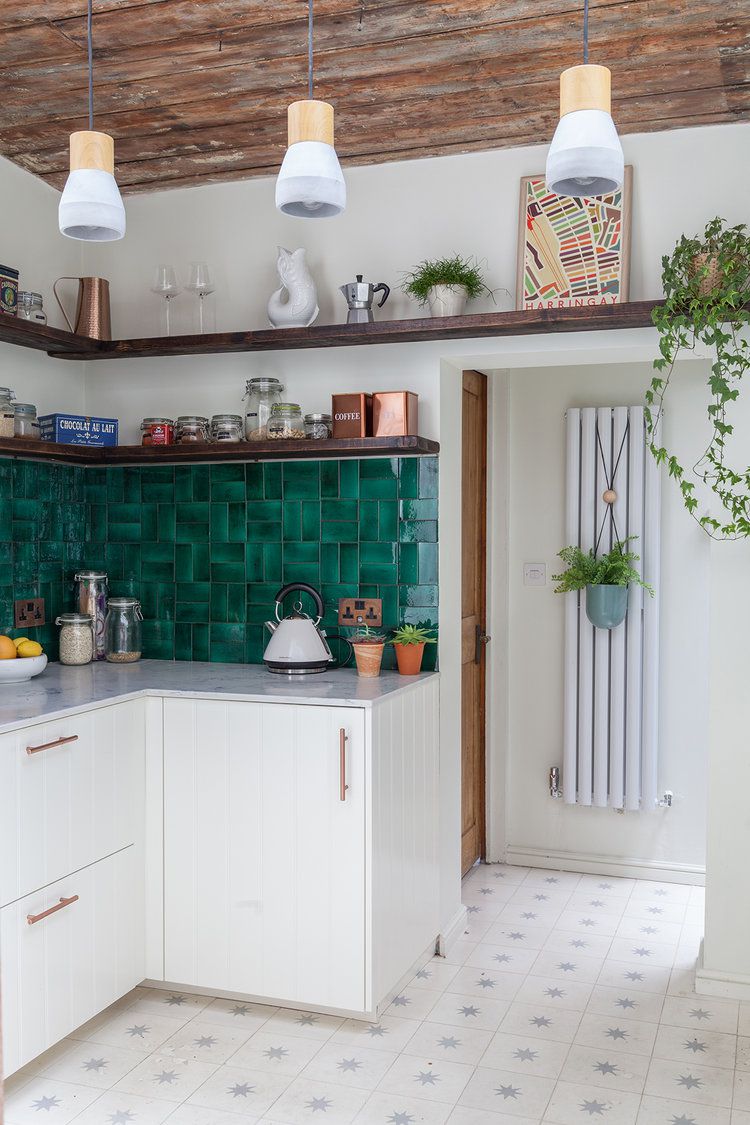 shelving above door space ideas