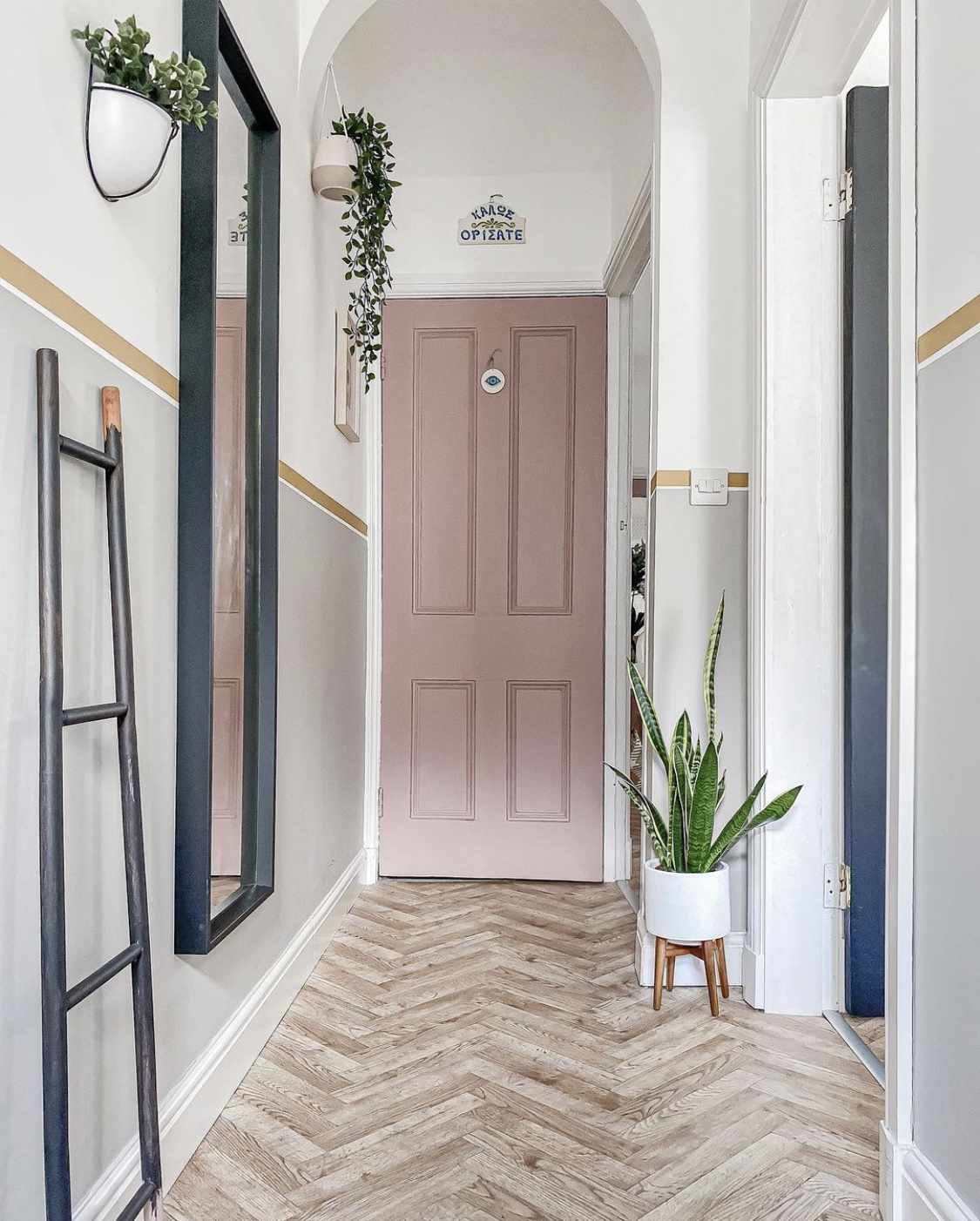 small sign above door space ideas