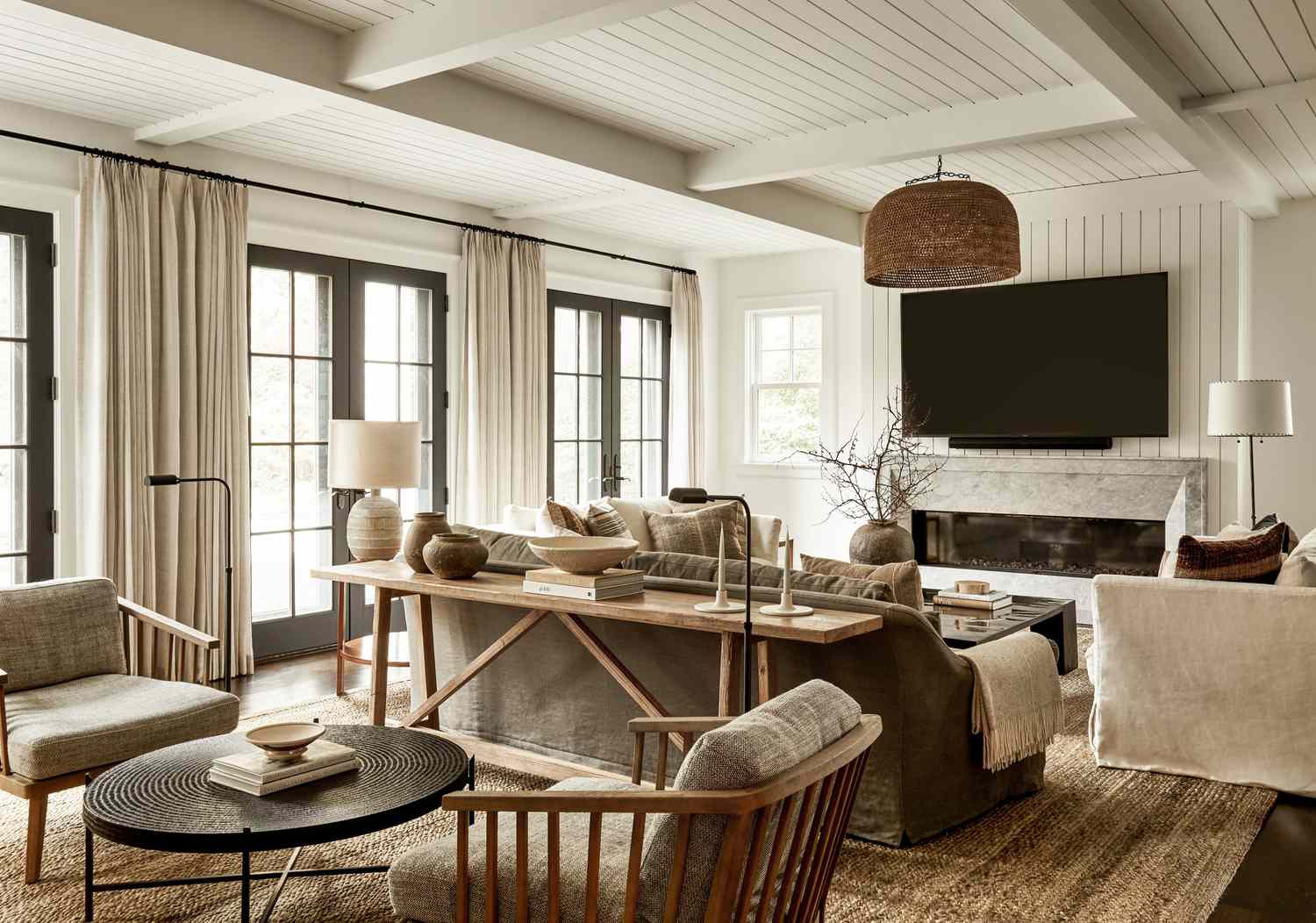 above French door space ideas