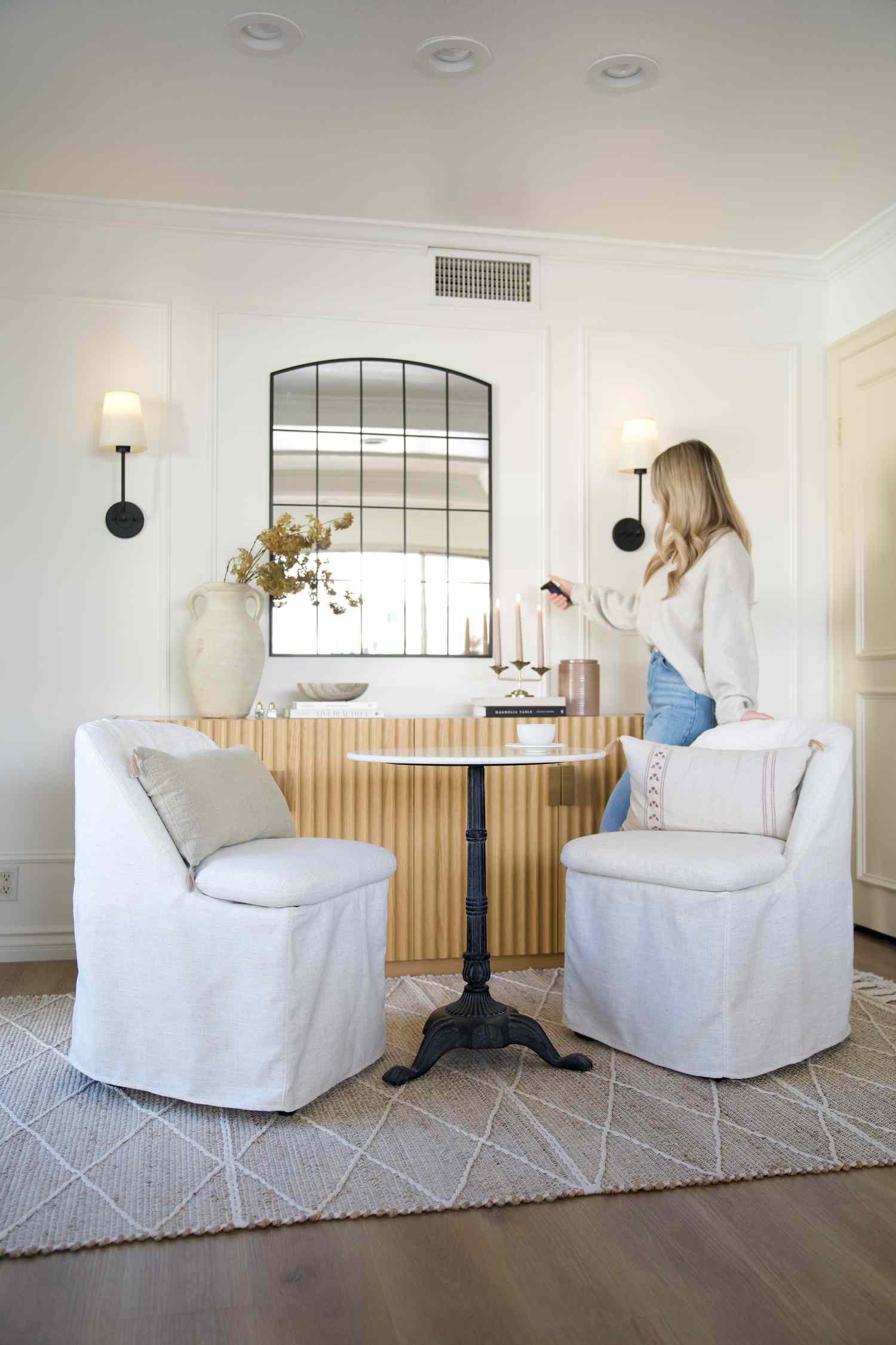Kristen McGowan wall sconce lighting hack.