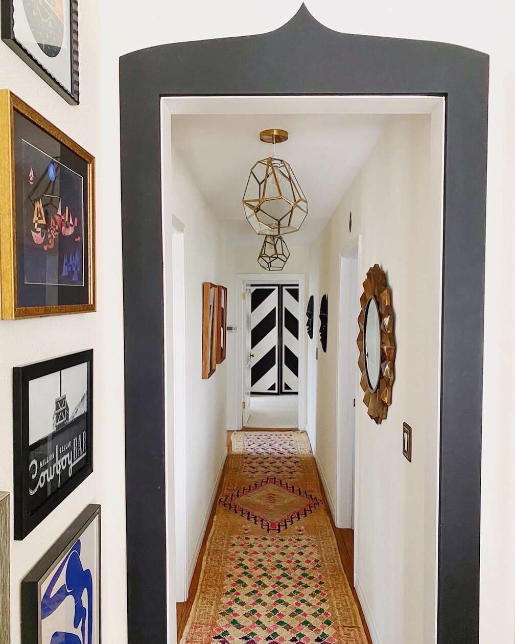 empty space above door paint ideas