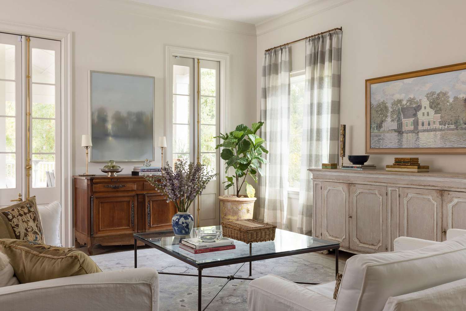 frame tv over credenza