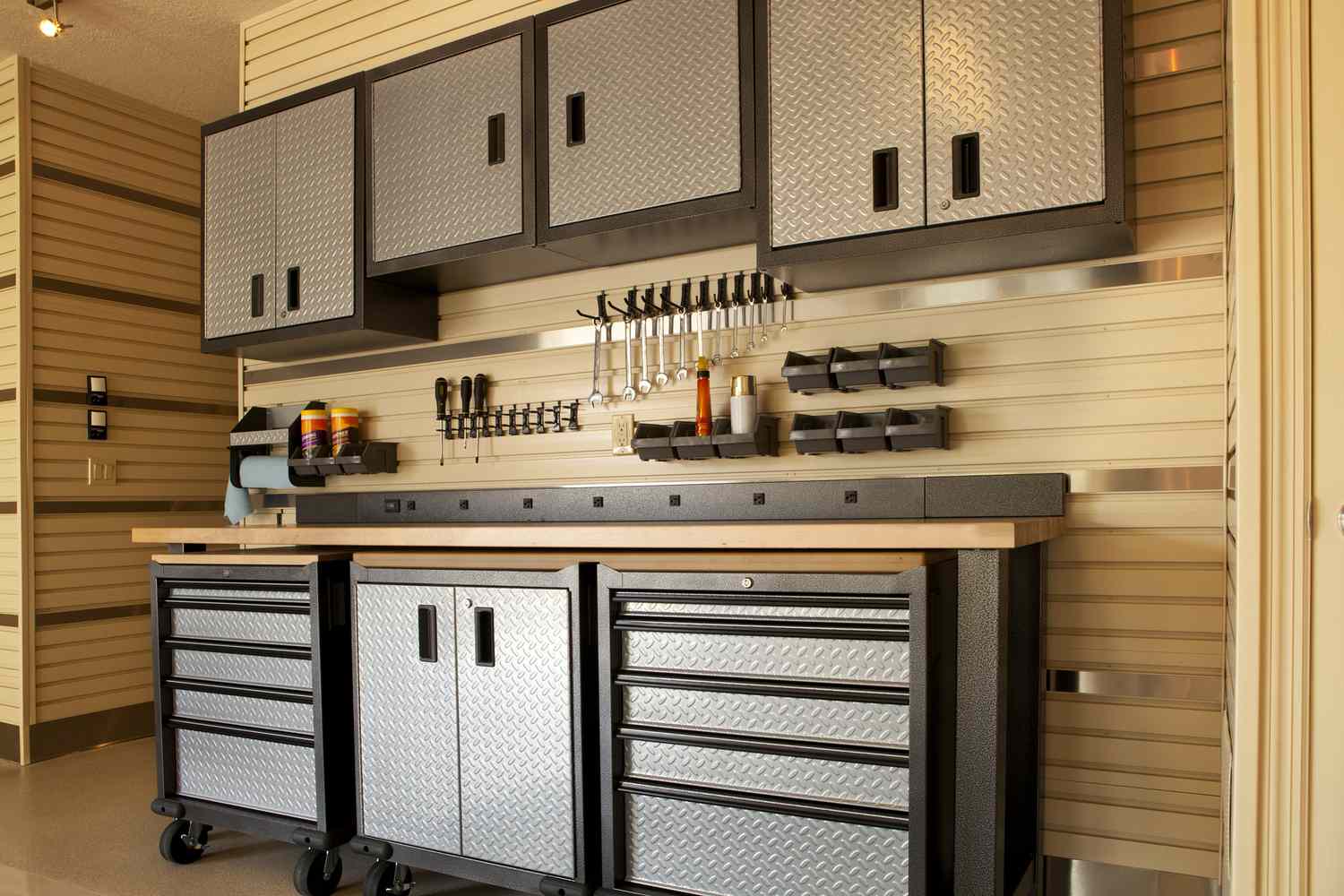 organized garage storage